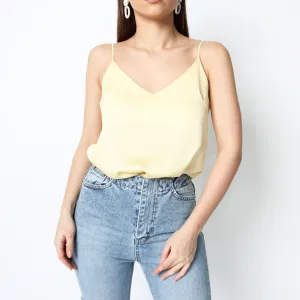 Pastel Yellow Camisole Top