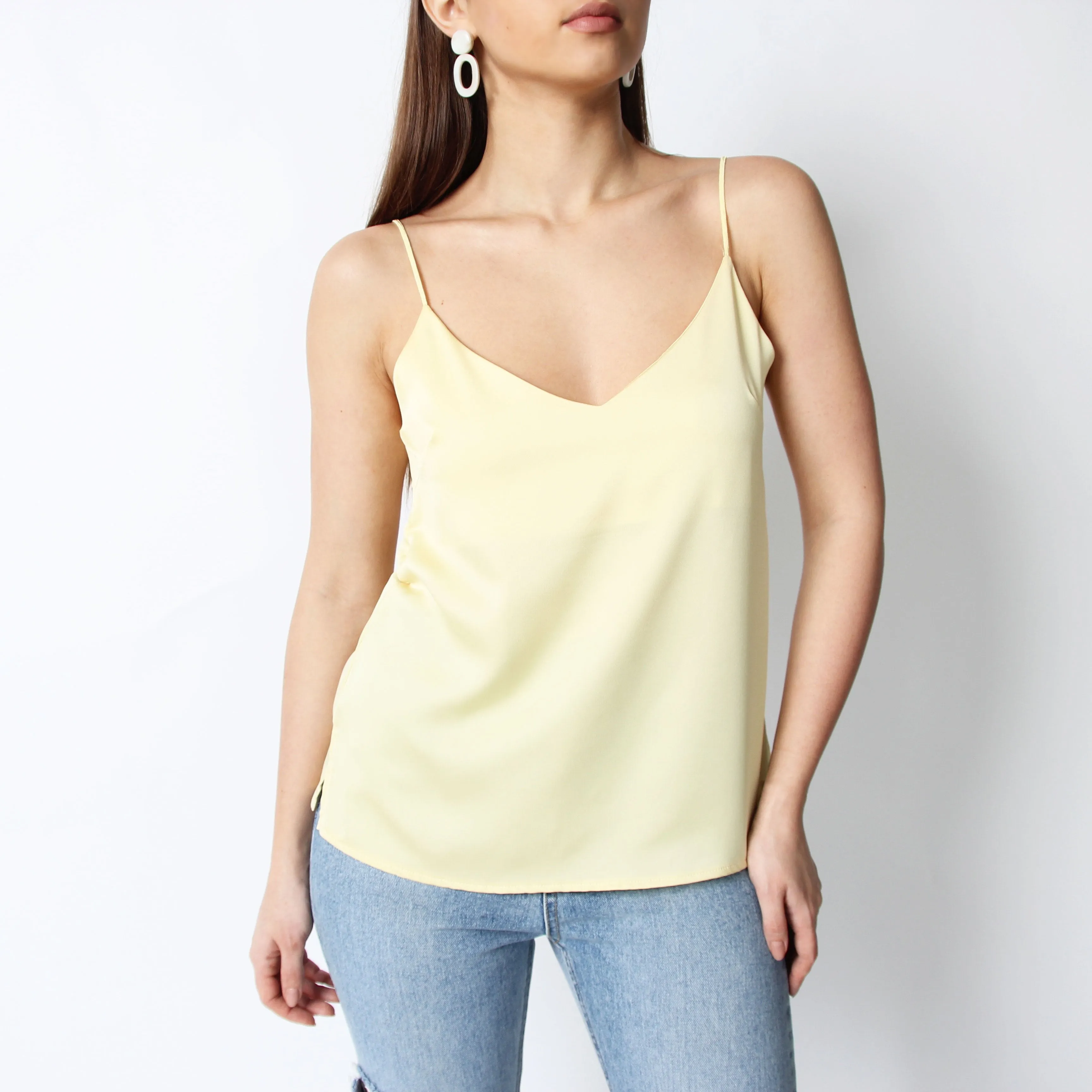Pastel Yellow Camisole Top