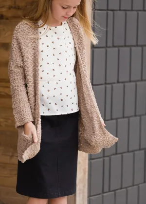 Popcorn Knit Dolman Cardigan - FINAL SALE
