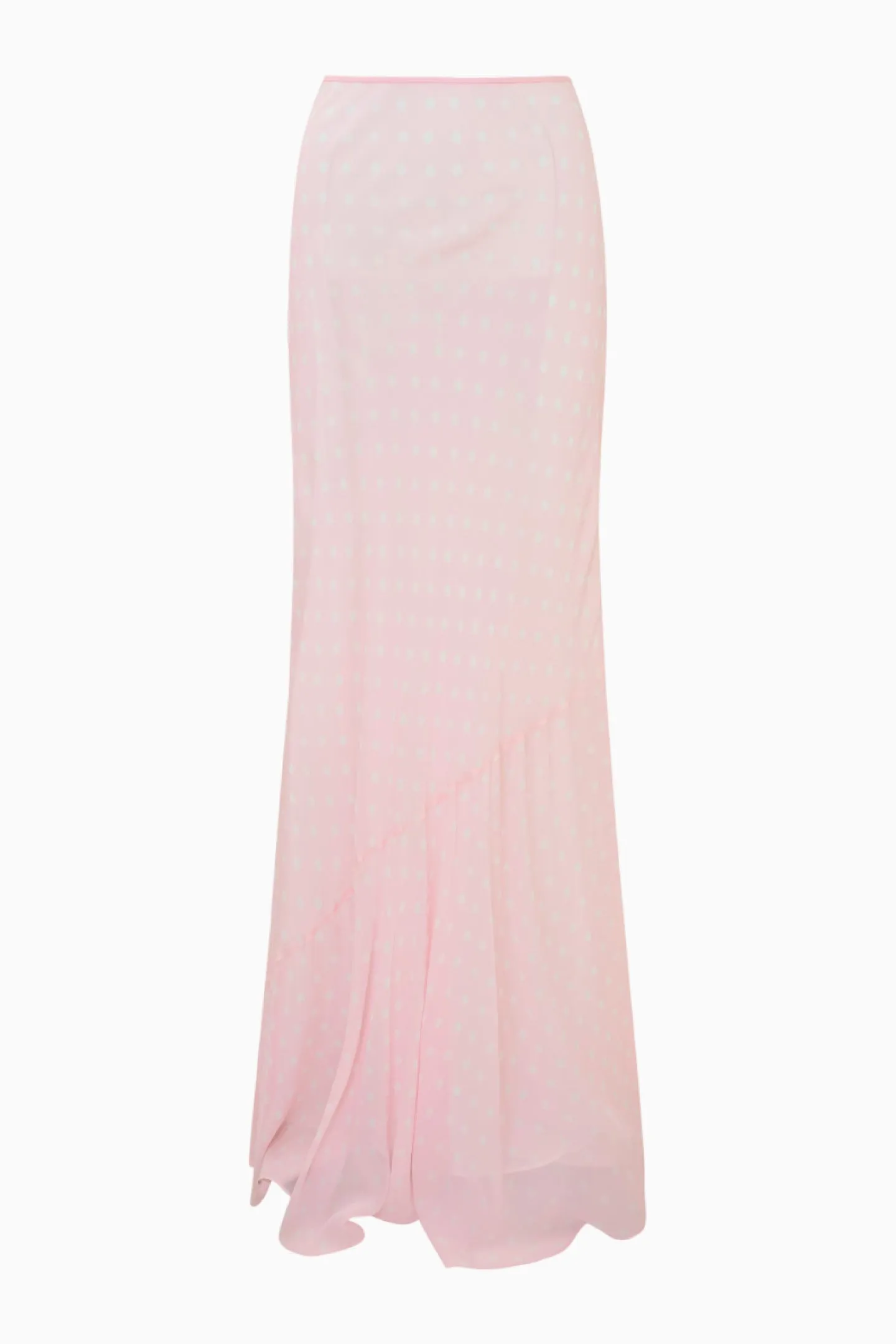 Tesleigh Chiffon Polkadot Maxi Skirt