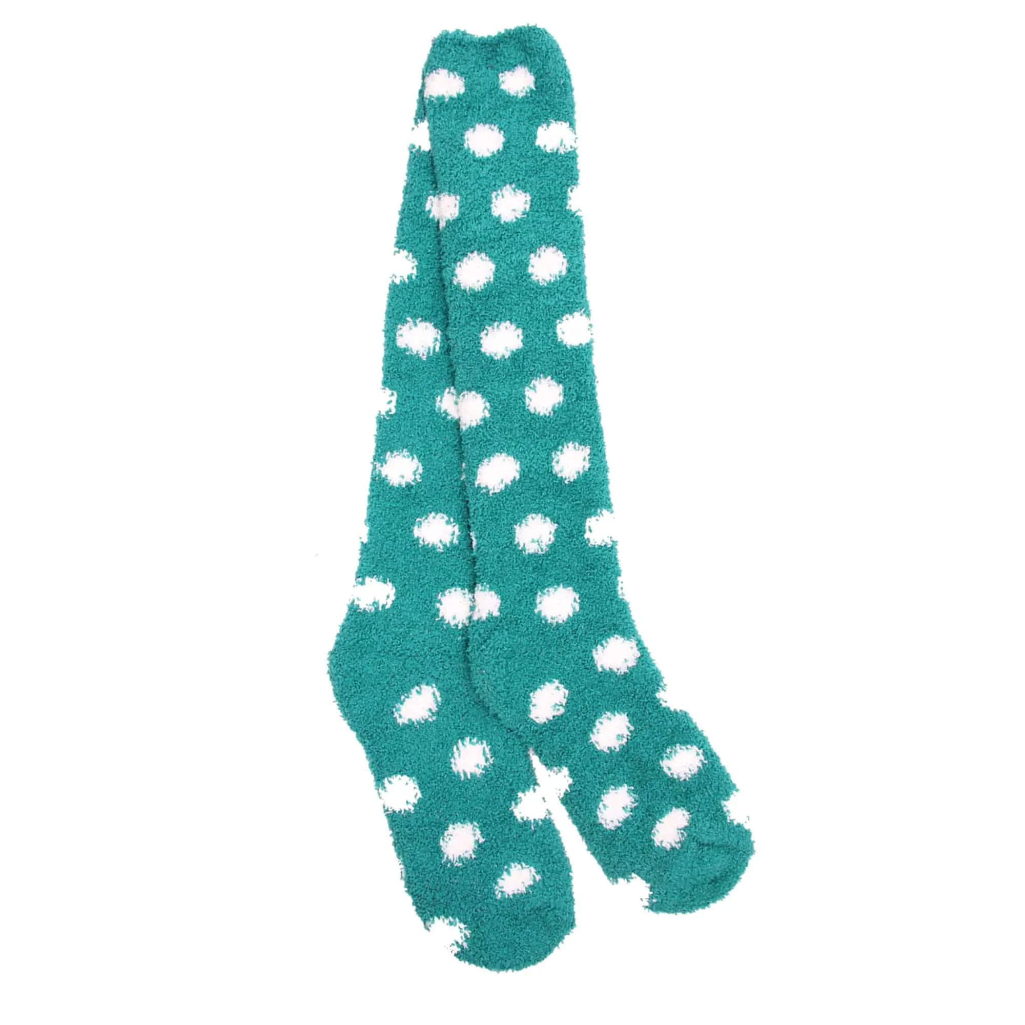 Women's Fuzzy Patterened Knee High Socks