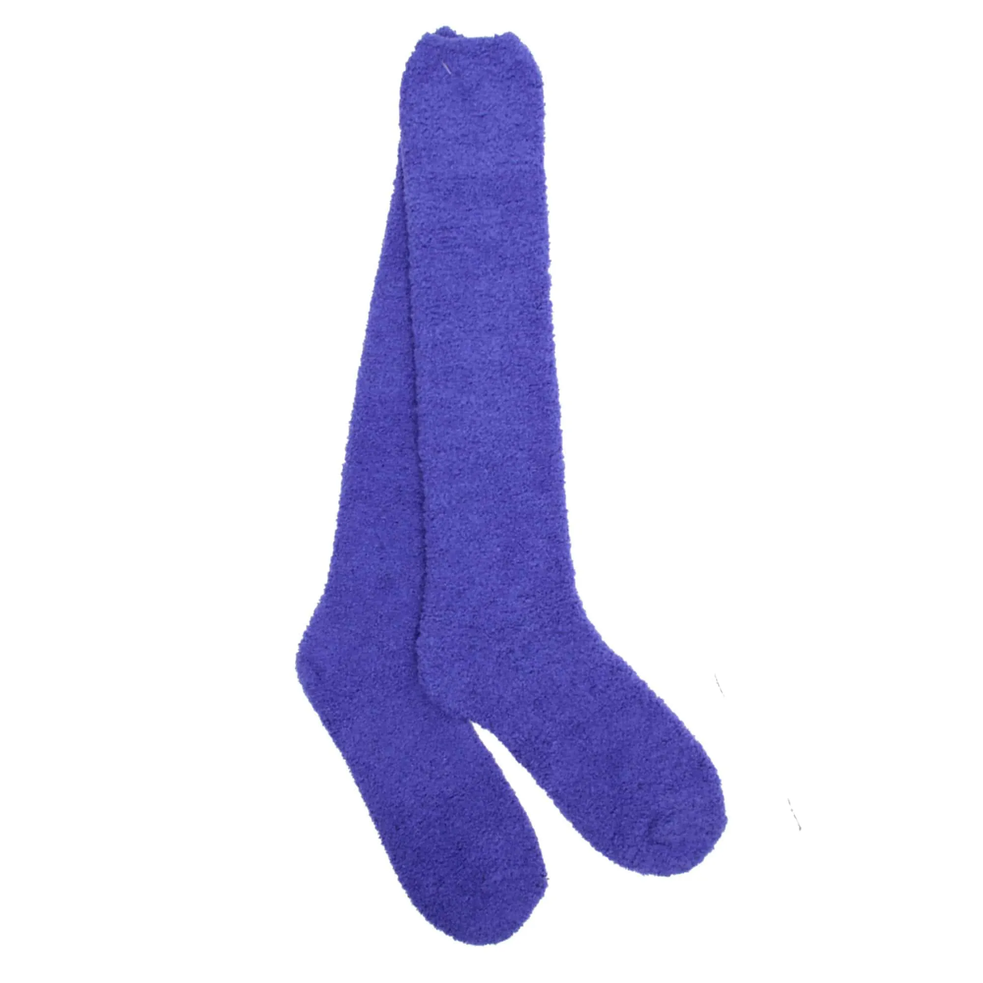 Women's Fuzzy Patterened Knee High Socks