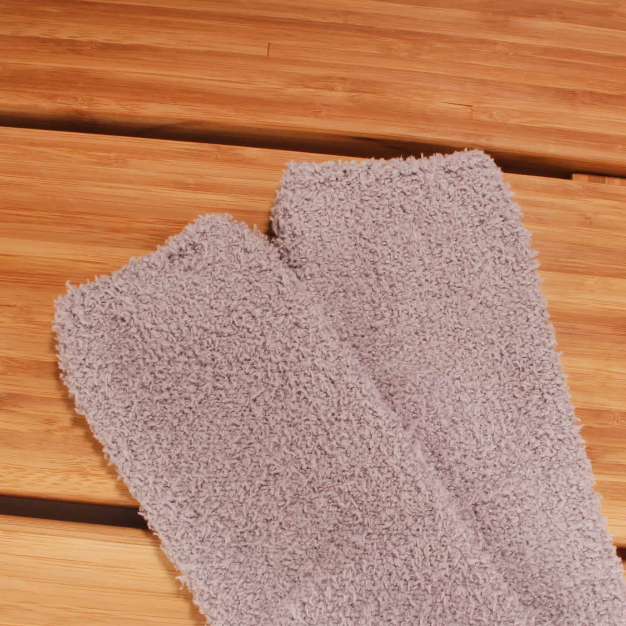 Women's Fuzzy Patterened Knee High Socks