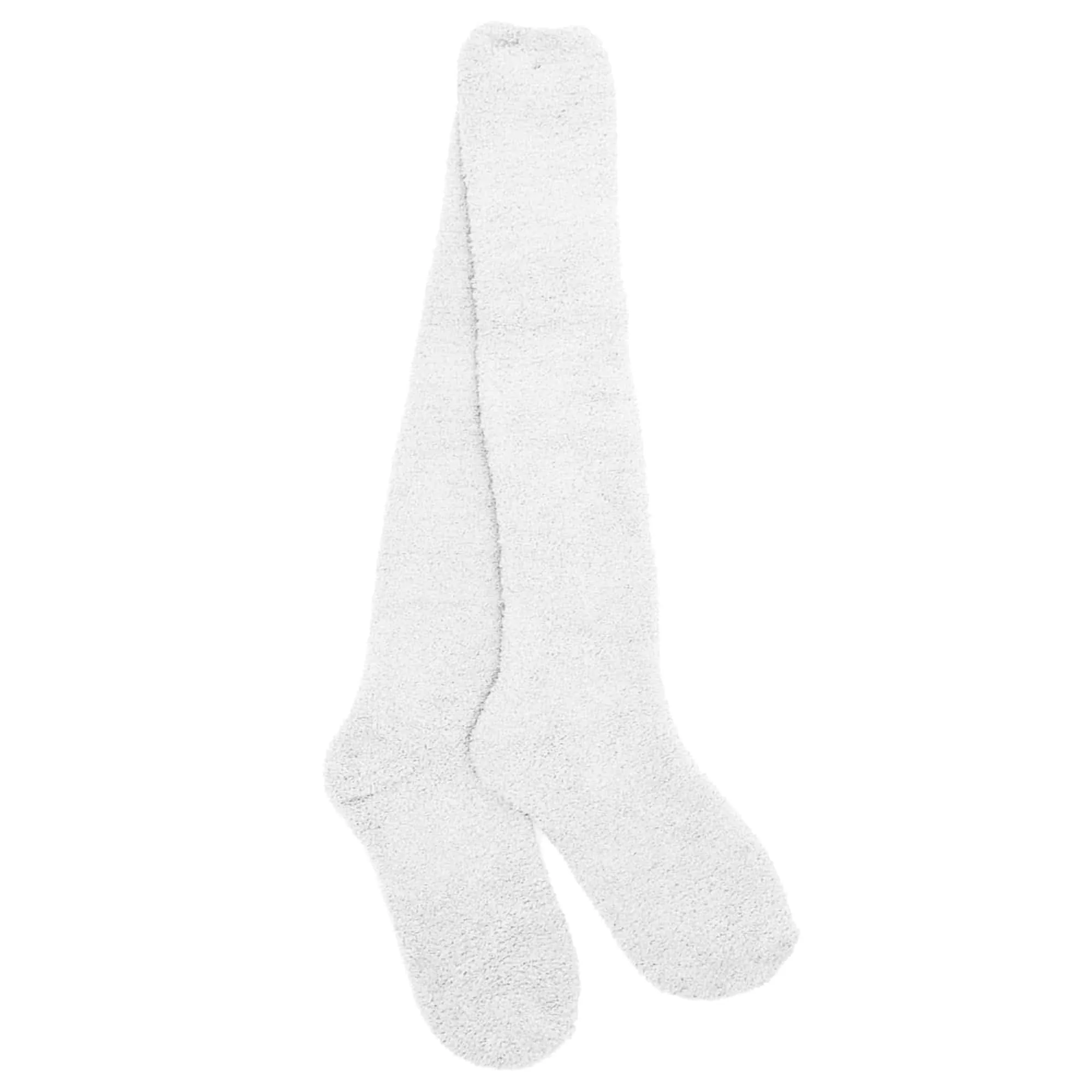 Women's Fuzzy Patterened Knee High Socks